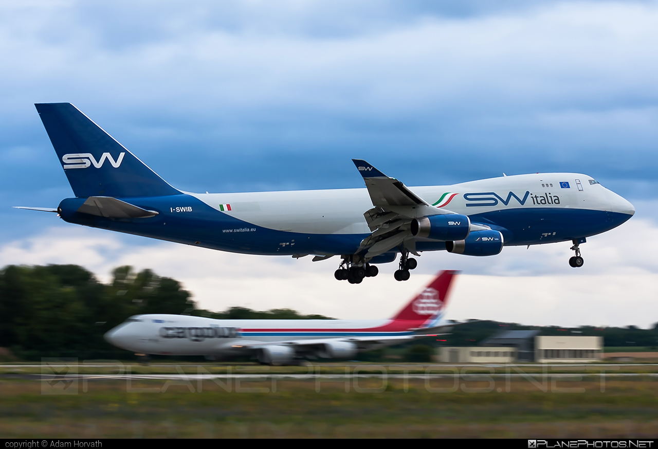 Boeing 747-400F - I-SWIB operated by SW Italia #b747 #boeing #boeing747 #jumbo #silkwayairlines #switalia
