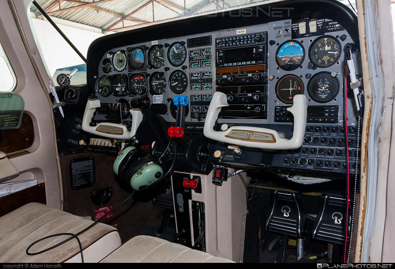 Beechcraft 76 Duchess - HA-KOF operated by Private operator #beechcraft