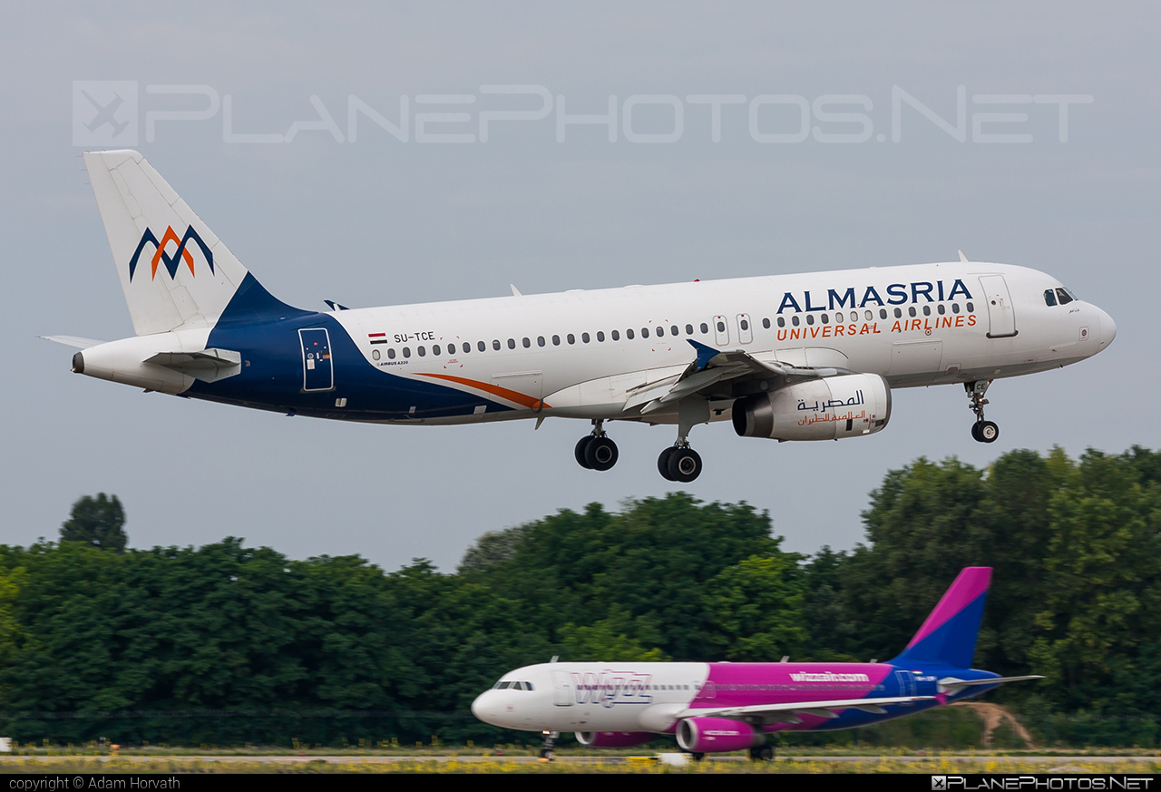 Airbus A320-232 - SU-TCE operated by AlMasria Universal Airlines #a320 #a320family #airbus #airbus320 #almasria #almasriaairlines #almasriauniversal #almasriauniversalairlines