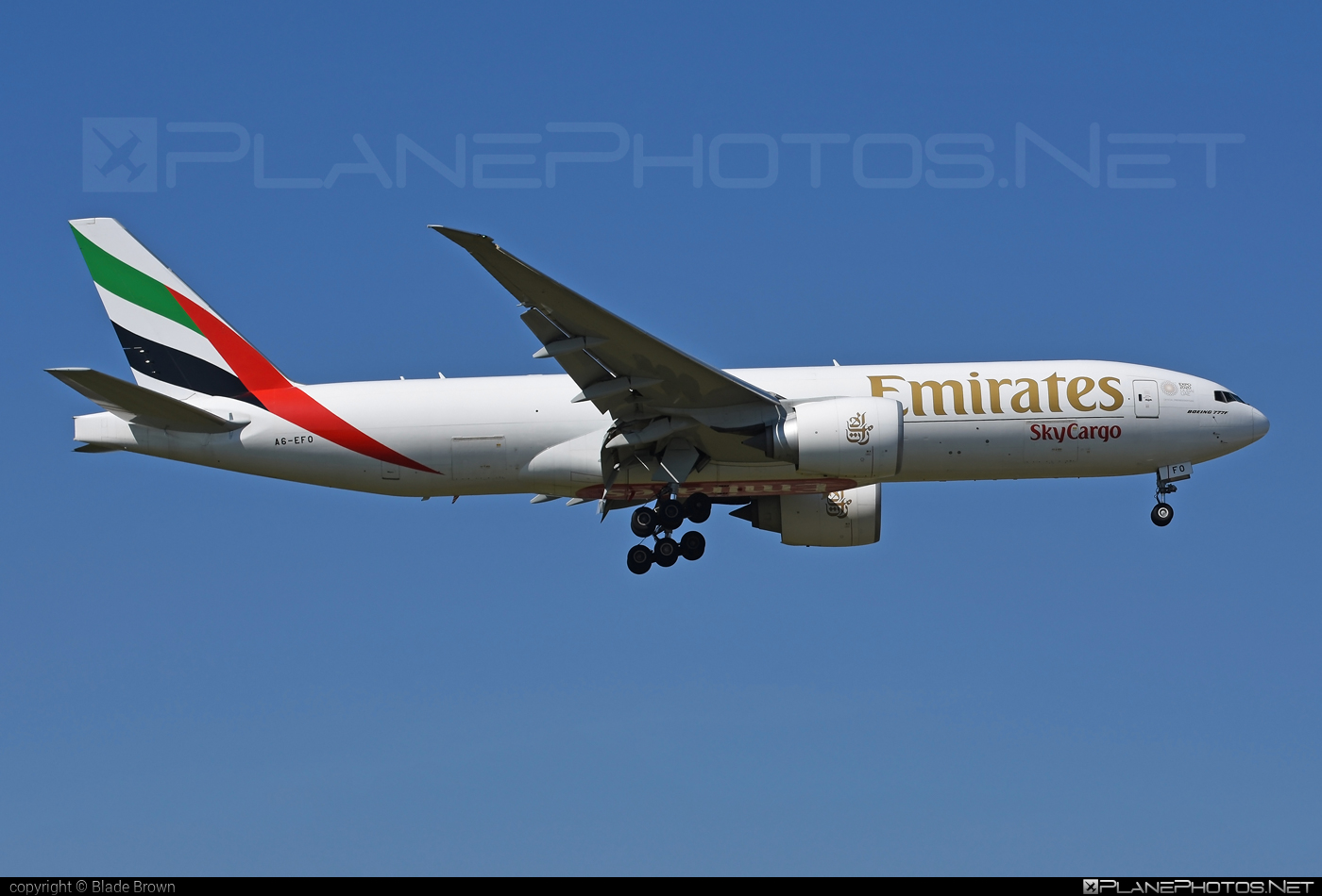 A6-EFO - Boeing 777F operated by Emirates SkyCargo taken by Blade Brown ...
