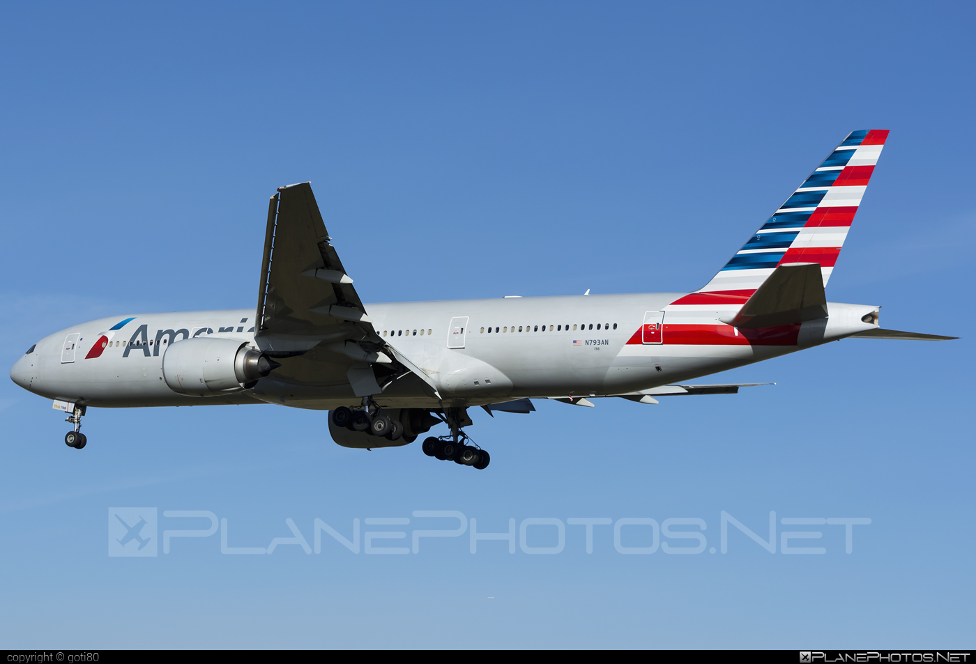 Boeing 777-200ER - N793AN operated by American Airlines #americanairlines #b777 #b777er #boeing #boeing777 #tripleseven