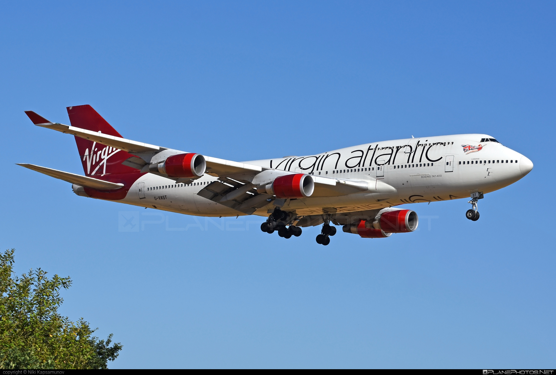 G-VAST - Boeing 747-400 operated by Virgin Atlantic Airways