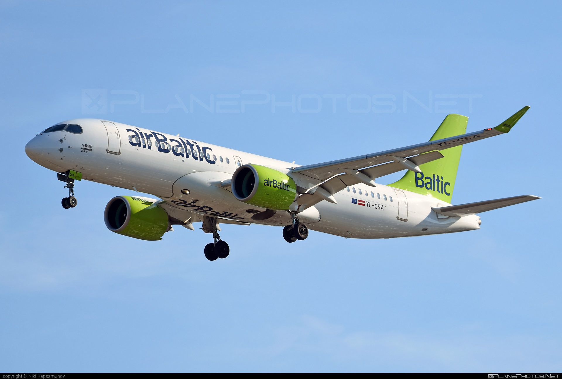 Bombardier BD-500-1A11 C Series CS300 - YL-CSA operated by Air Baltic #airbaltic #bombardier #cs300 #cseries #cseries300
