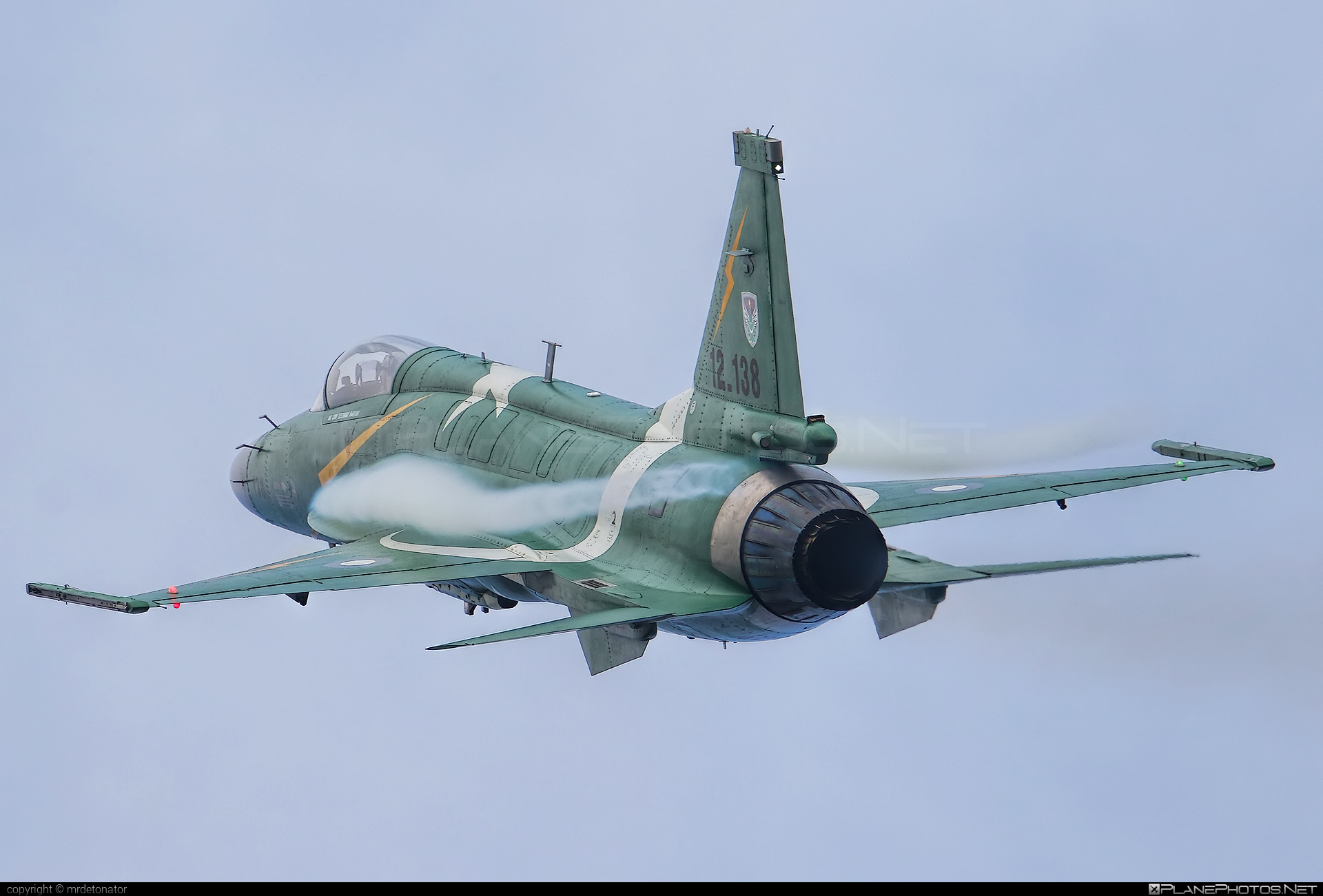 PAC JF-17 Thunder - 12-138 operated by Pakistan Air Force #jf17thunder #pac #pacjf17thunder #pakistanaeronauticalcomplex #pakistanairforce #radomairshow #radomairshow2018
