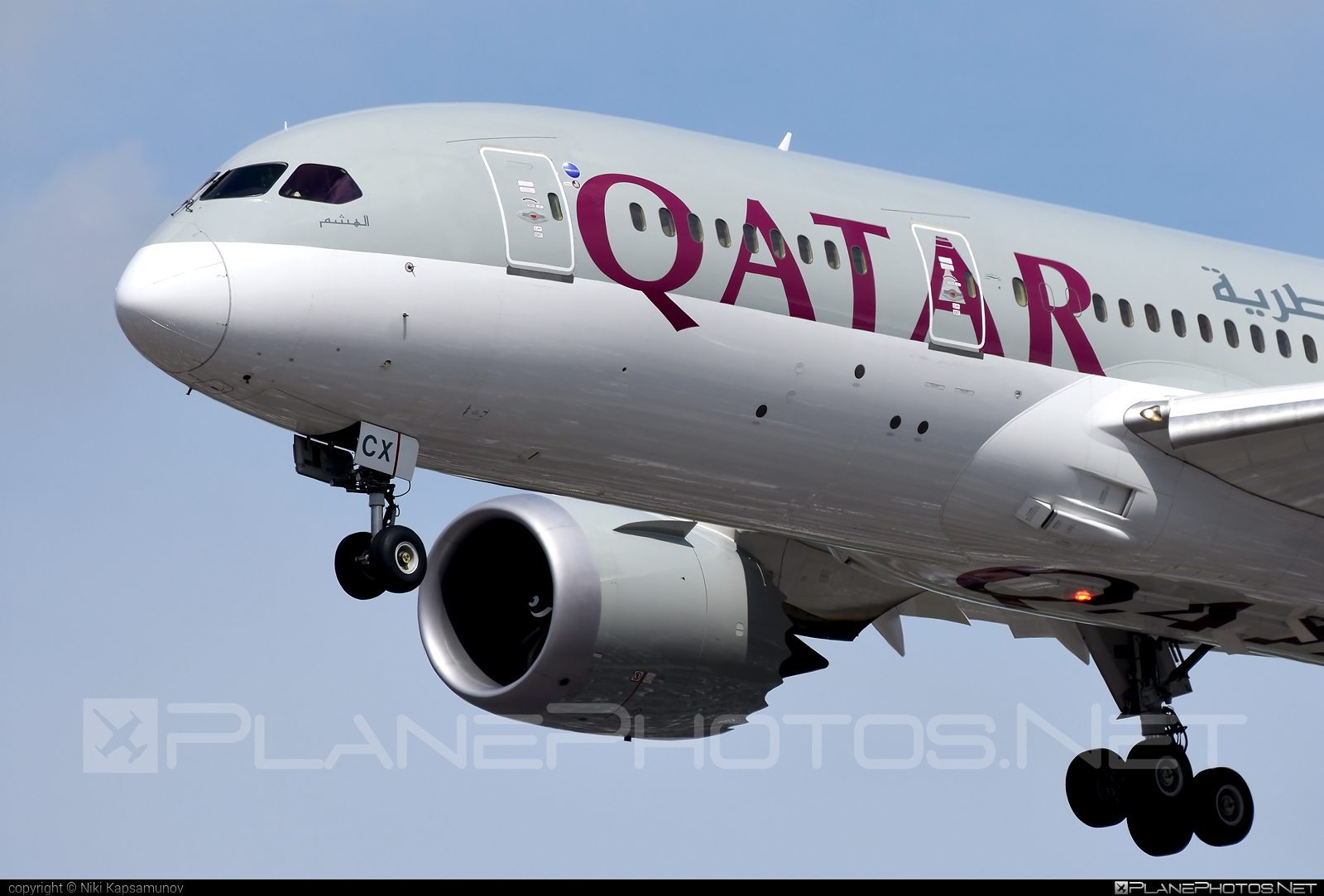 Boeing 787-8 Dreamliner - A7-BCX operated by Qatar Airways #b787 #boeing #boeing787 #dreamliner #qatarairways
