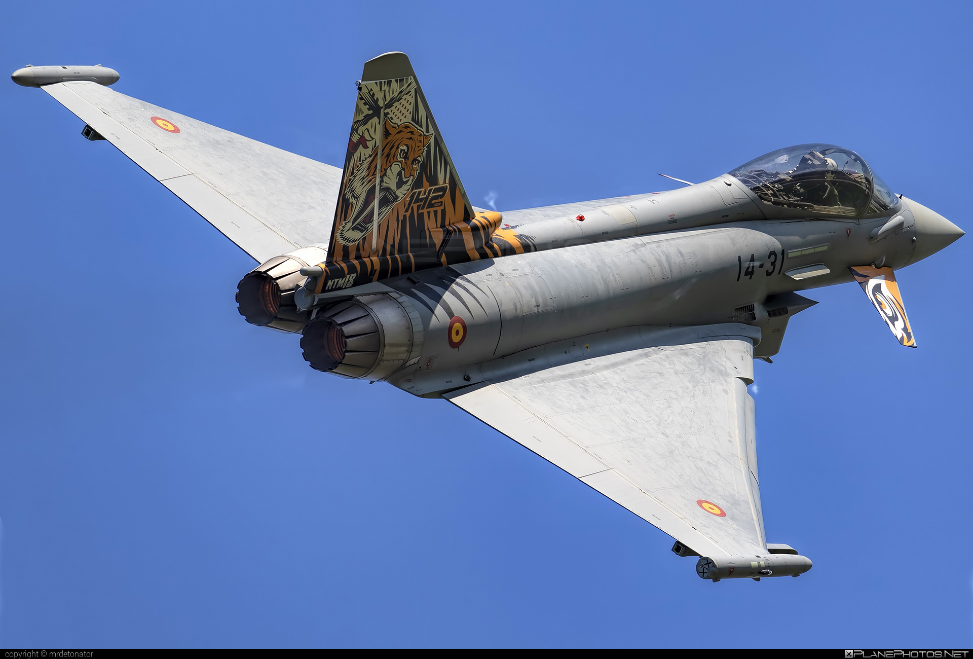 Eurofighter Typhoon S - C.16-73 operated by Ejército del Aire (Spanish Air Force) #ef2000 #ejercitoDelAire #eurofighter #eurofightertyphoon #natodays #natodays2018 #spanishAirForce #typhoon #typhoons