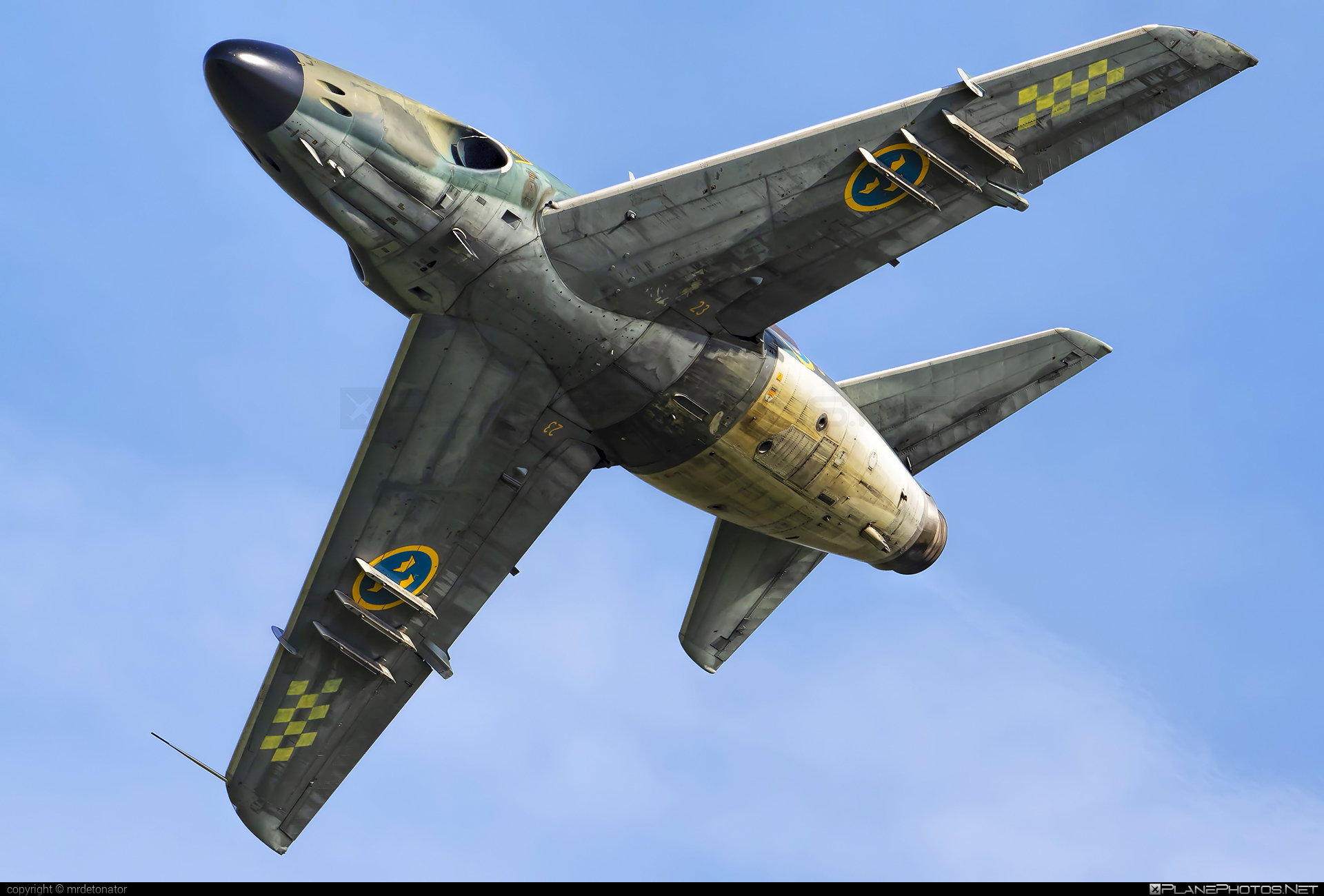Saab J 32B Lansen - SE-RMD operated by Swedish Air Force Historic Flight #natodays #natodays2018 #saab #saab32 #saab32lansen #saabj32 #saabj32b