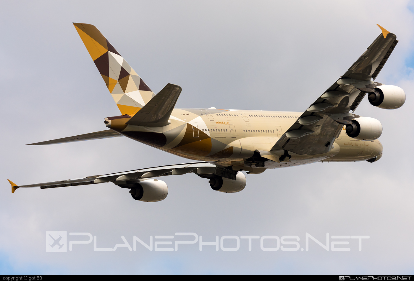Airbus A380-861 - A6-APF operated by Etihad Airways #a380 #a380family #airbus #airbus380 #etihad #etihadairways