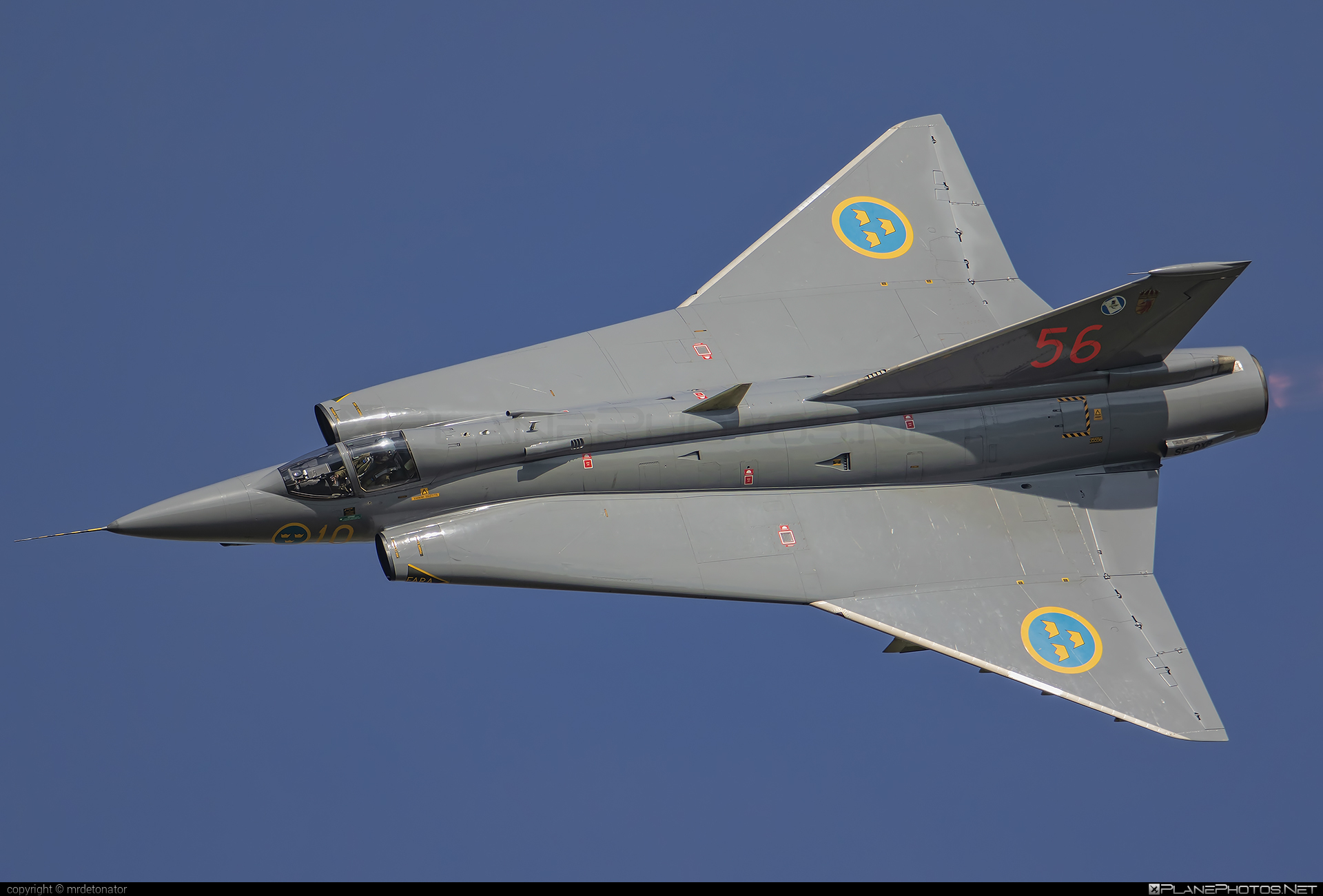 Saab J 35J Draken - SE-DXR operated by Swedish Air Force Historic Flight #draken #j35jdraken #natodays #natodays2018 #saab #saab35 #saabdraken #saabj35draken #saabj35j #saabj35jdraken