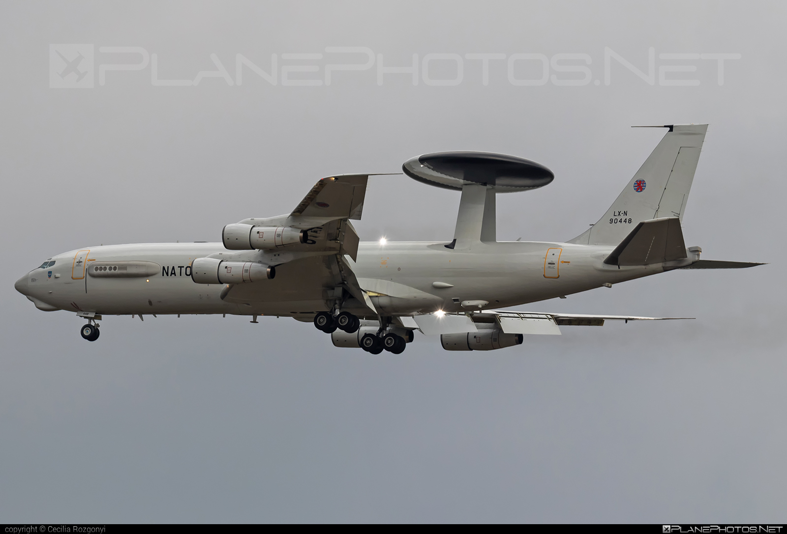 Boeing E-3A Sentry - LX-N90448 operated by NATO Airborne Early Warning & Control Force #boeing #naewcf #natoairborneearlywarning