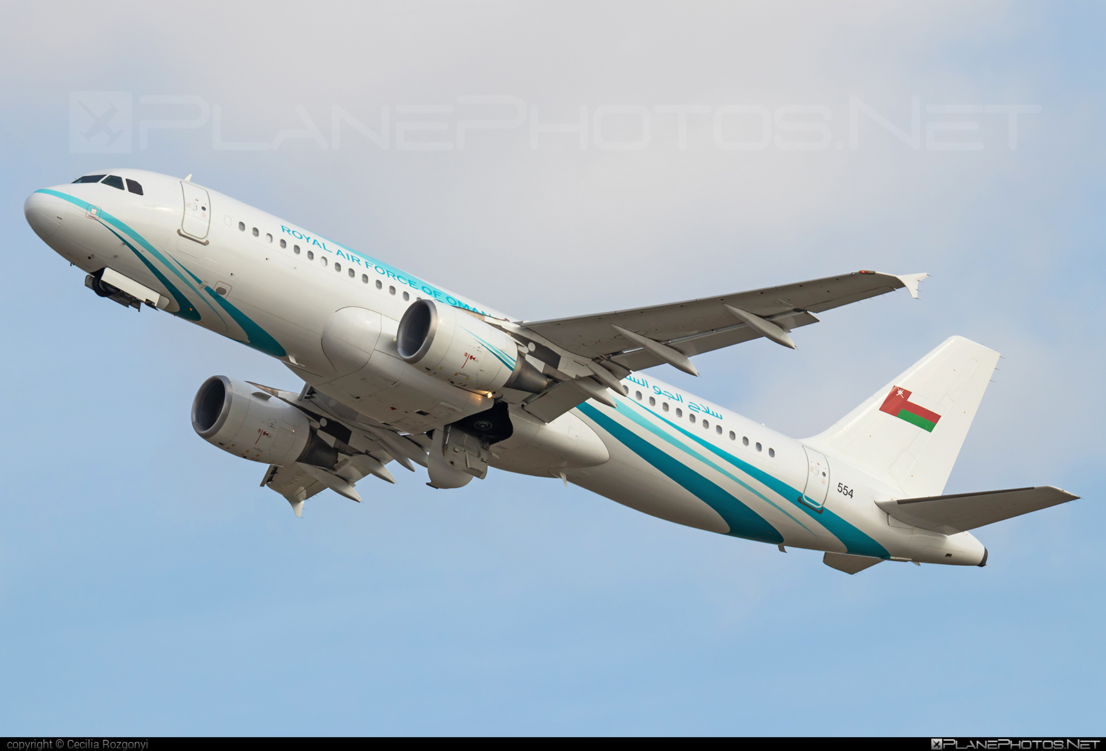 Airbus A320-214 - 554 operated by Silāh al-Jaww as-Sultāniy ‘Umān (Royal Air Force of Oman) #a320 #a320family #airbus #airbus320 #royalAirForceOfOman #silahAlJawwAsSultaniyUman