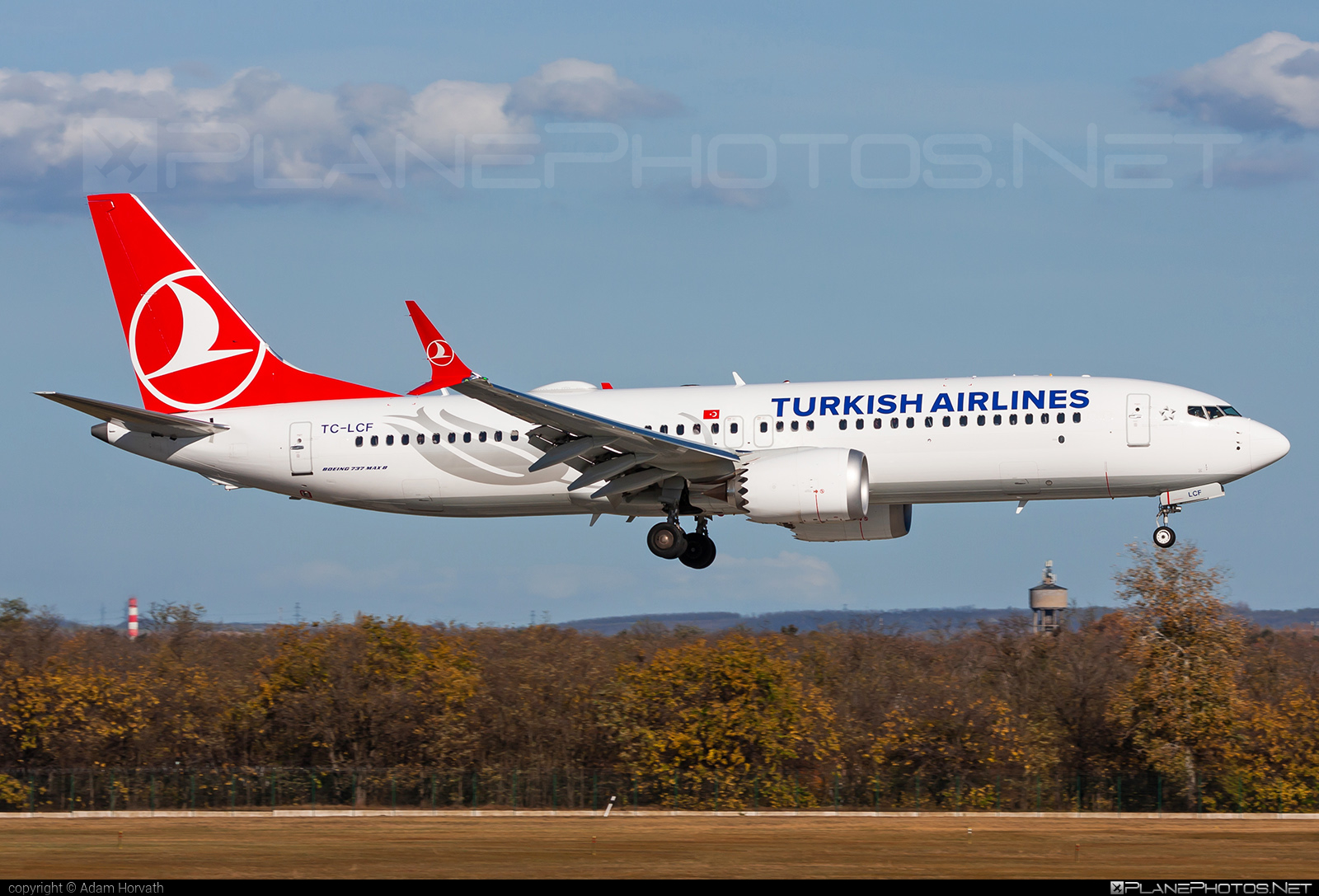 Boeing 737-8 MAX - TC-LCF operated by Turkish Airlines #b737 #b737max #boeing #boeing737 #turkishairlines