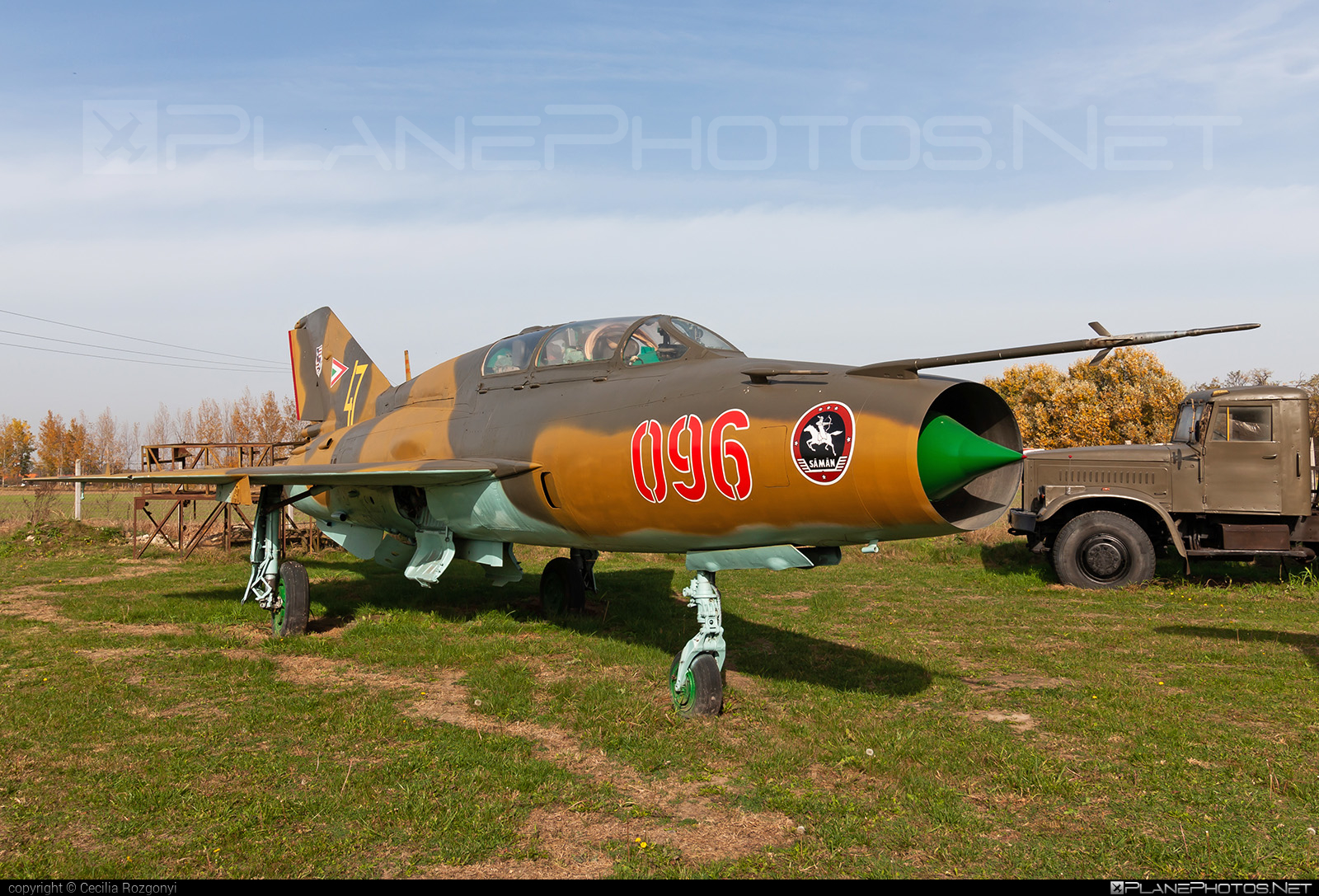 Mikoyan-Gurevich MiG-21UM - 096 operated by Magyar Légierő (Hungarian Air Force) #hungarianairforce #magyarlegiero #mig #mig21 #mig21um #mikoyangurevich