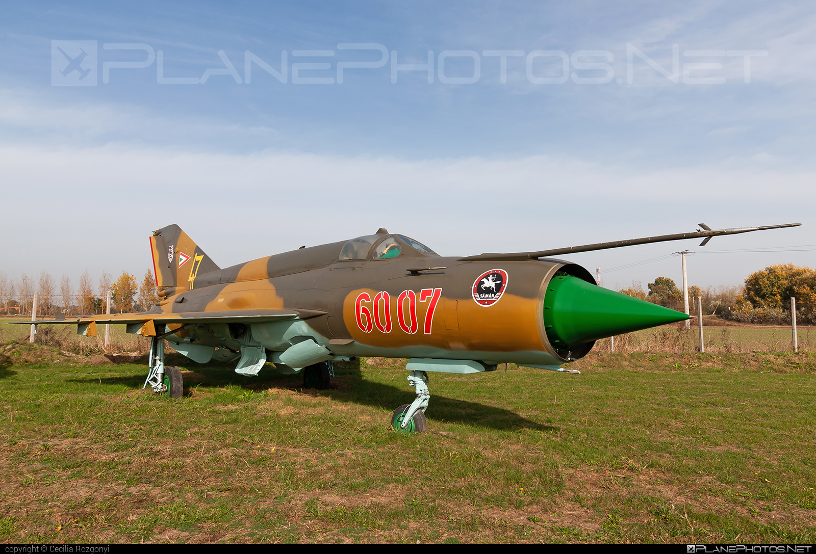 Mikoyan-Gurevich MiG-21bis - 6007 operated by Magyar Légierő (Hungarian Air Force) #hungarianairforce #magyarlegiero #mig #mig21 #mig21bis #mikoyangurevich