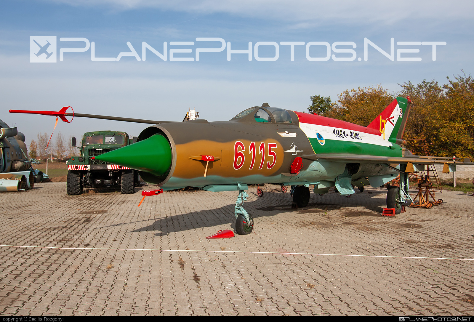 Mikoyan-Gurevich MiG-21bis - 6115 operated by Magyar Légierő (Hungarian Air Force) #hungarianairforce #magyarlegiero #mig #mig21 #mig21bis #mikoyangurevich