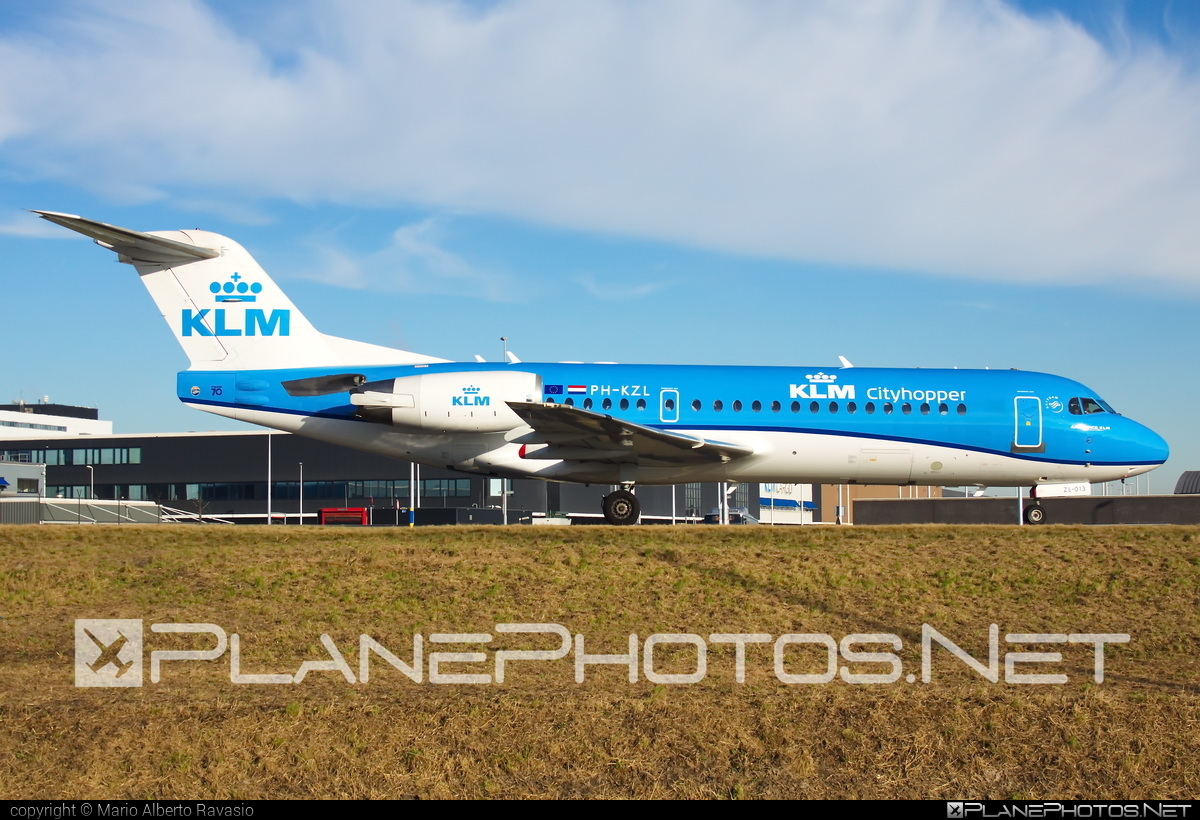 Fokker 70 - PH-KZL operated by KLM Cityhopper #fokker #fokker70 #klm #klmcityhopper