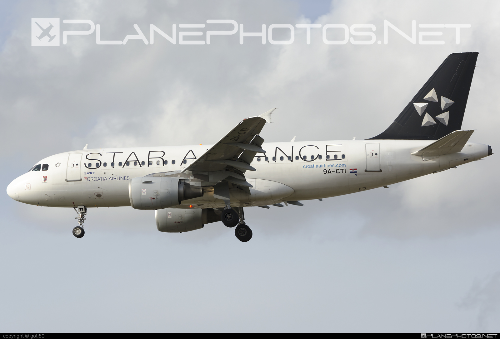 Airbus A319-112 - 9A-CTI operated by Croatia Airlines #CroatiaAirlines #a319 #a320family #airbus #airbus319 #staralliance