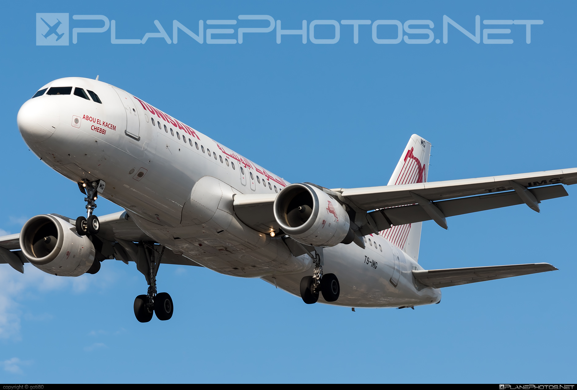 Airbus A320-211 - TS-IMG operated by Tunisair #a320 #a320family #airbus #airbus320 #tunisair