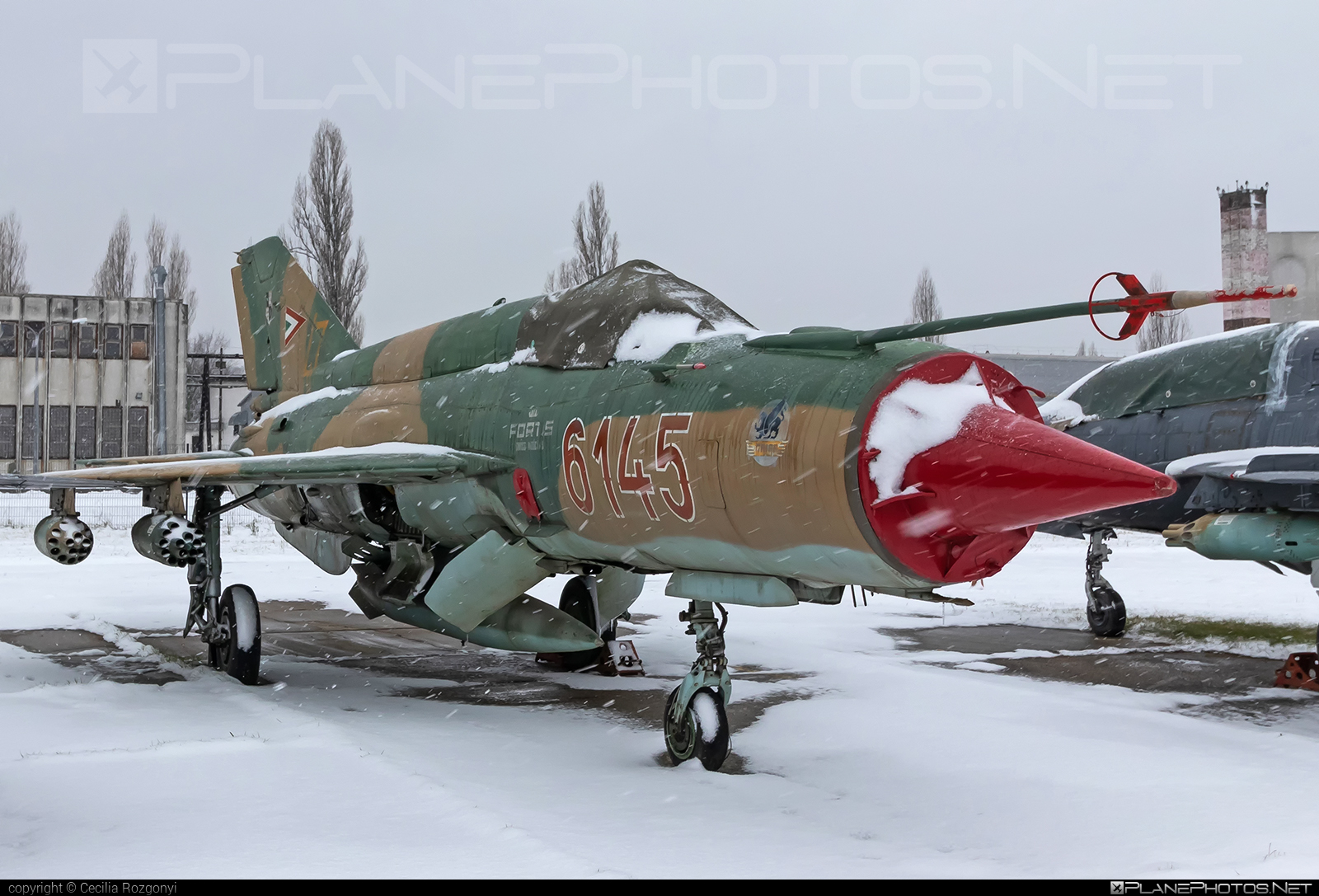 Mikoyan-Gurevich MiG-21bis - 6145 operated by Magyar Légierő (Hungarian Air Force) #hungarianairforce #magyarlegiero #mig #mig21 #mig21bis #mikoyangurevich