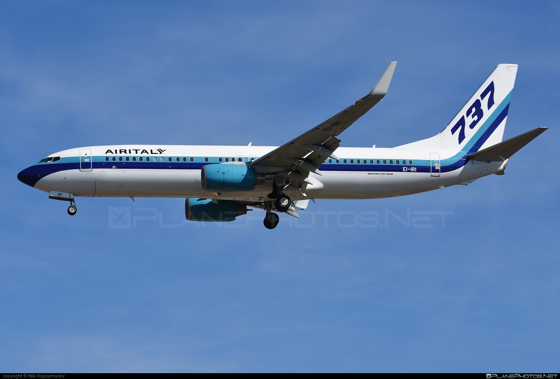 Boeing 737-800 - EI-IRI operated by Air Italy #b737 #b737nextgen #b737ng #boeing #boeing737