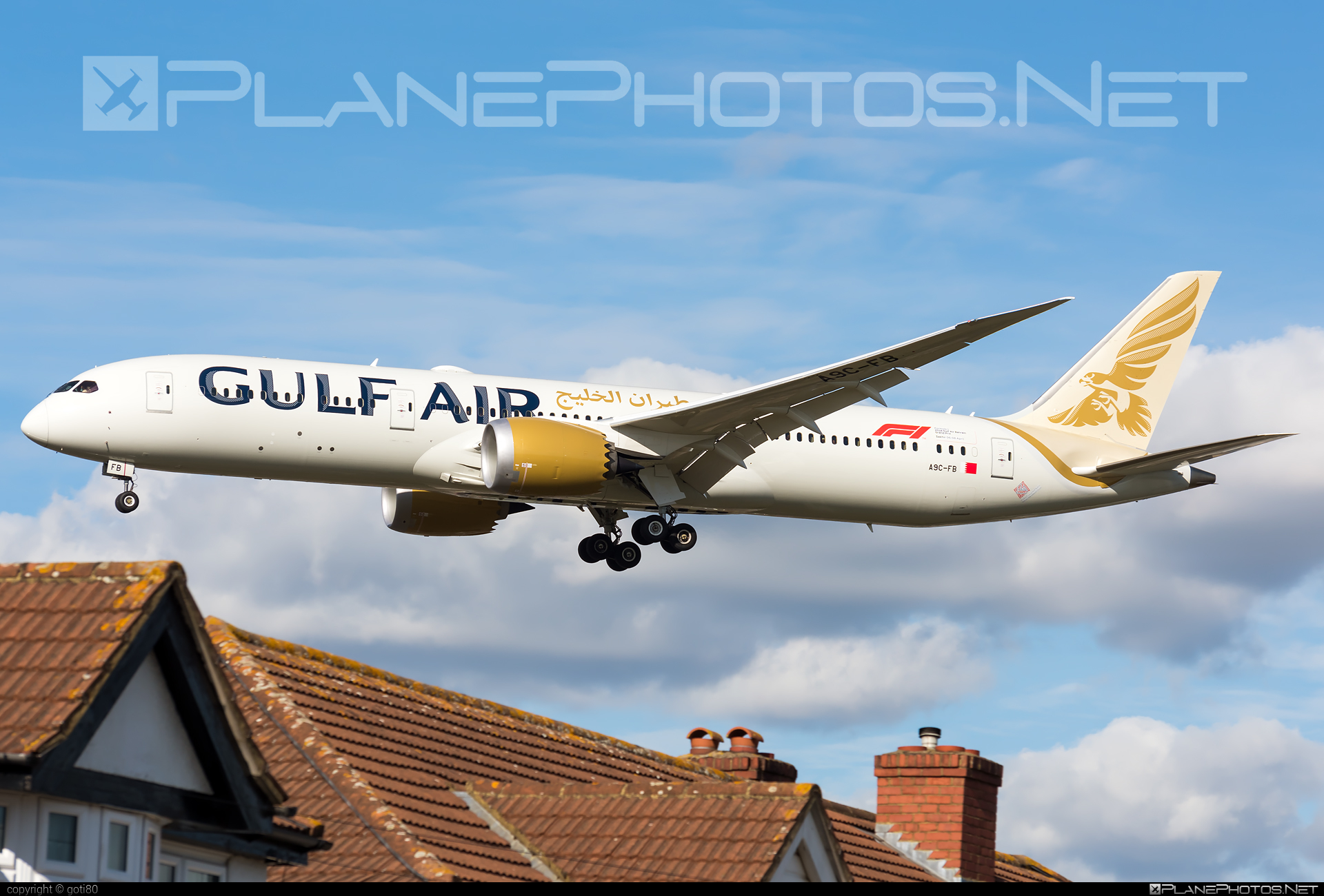 Boeing 787-9 Dreamliner - A9C-FB operated by Gulf Air #b787 #boeing #boeing787 #dreamliner #gulfair