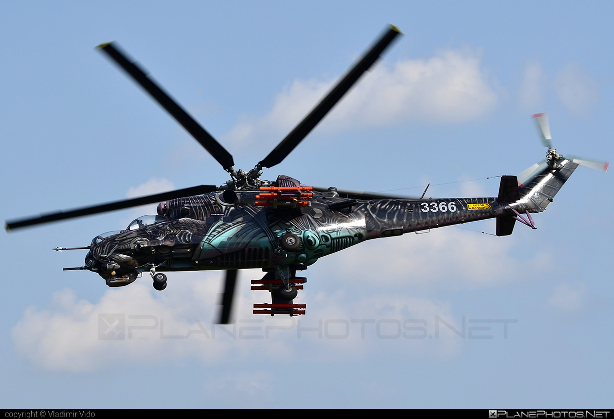 Mil Mi-35 - 3366 operated by Vzdušné síly AČR (Czech Air Force) #czechairforce #mi35 #mil #milhelicopters #vzdusnesilyacr