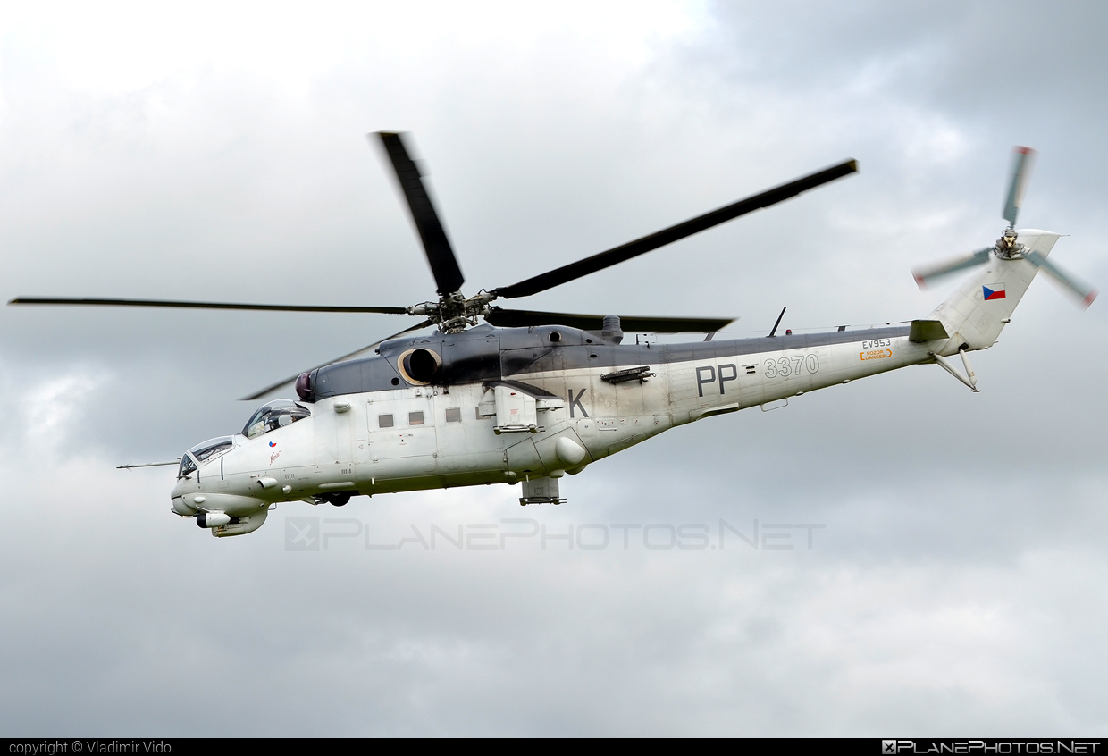 Mil Mi-35 - 3370 operated by Vzdušné síly AČR (Czech Air Force) #czechairforce #mi35 #mil #milhelicopters #vzdusnesilyacr