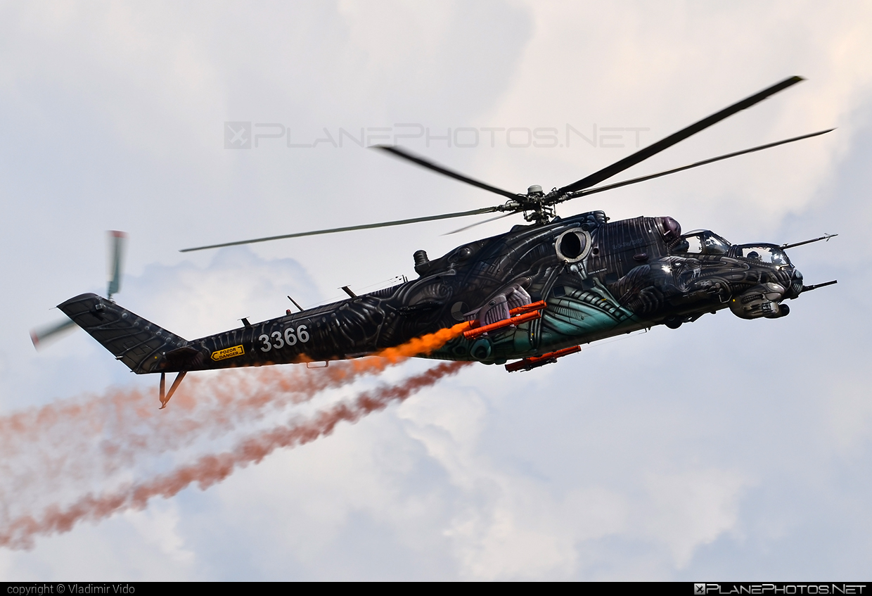 3366 - Mil Mi-35 operated by Vzdušné síly AČR (Czech Air Force) taken ...
