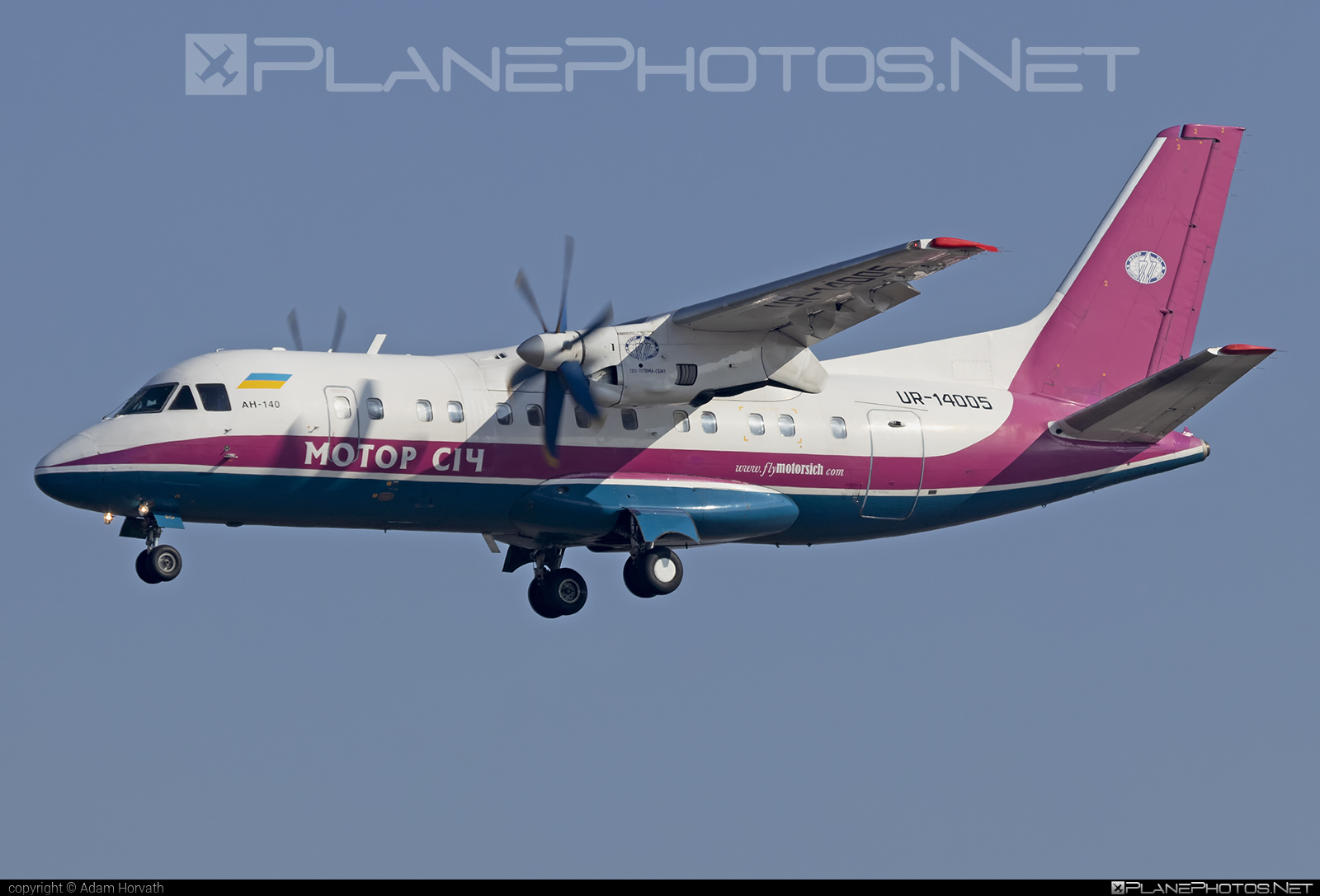 Antonov An-140-100 - UR-14005 operated by Motor Sich Airline #an140 #an140100 #antonov #antonov140