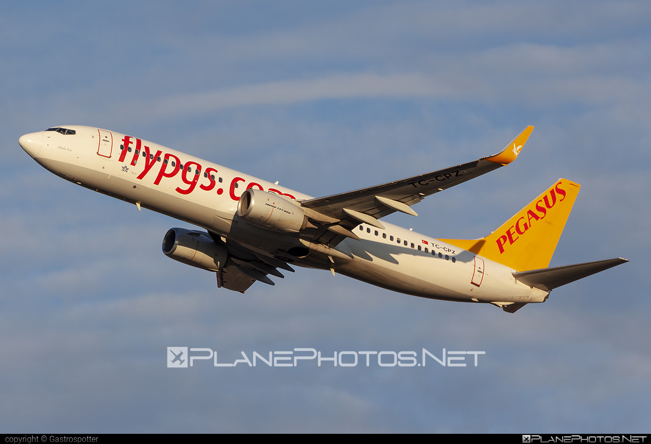 Boeing 737-800 - TC-CPZ operated by Pegasus Airlines #PegasusAirlines #b737 #b737nextgen #b737ng #boeing #boeing737 #flypgs