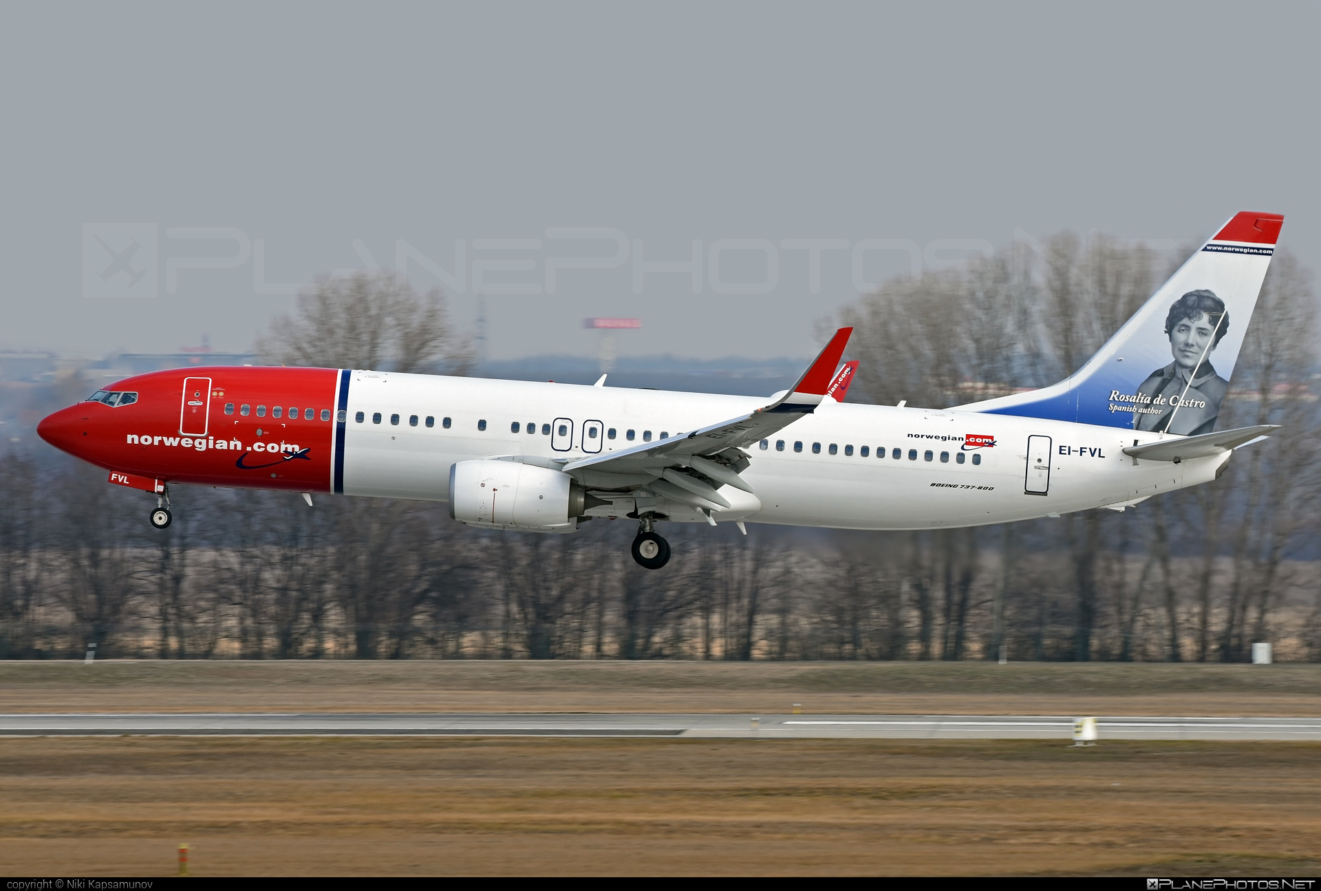 Boeing 737-800 - EI-FVL operated by Norwegian Air International #b737 #b737nextgen #b737ng #boeing #boeing737 #norwegian #norwegianair #norwegianairinternational