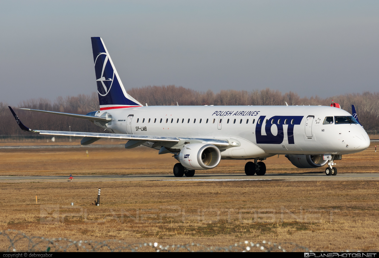 Embraer E190STD (ERJ-190-100STD) - SP-LMB operated by LOT Polish Airlines #e190 #e190100 #e190100std #e190std #embraer #embraer190 #embraer190100std #embraer190std #lot #lotpolishairlines