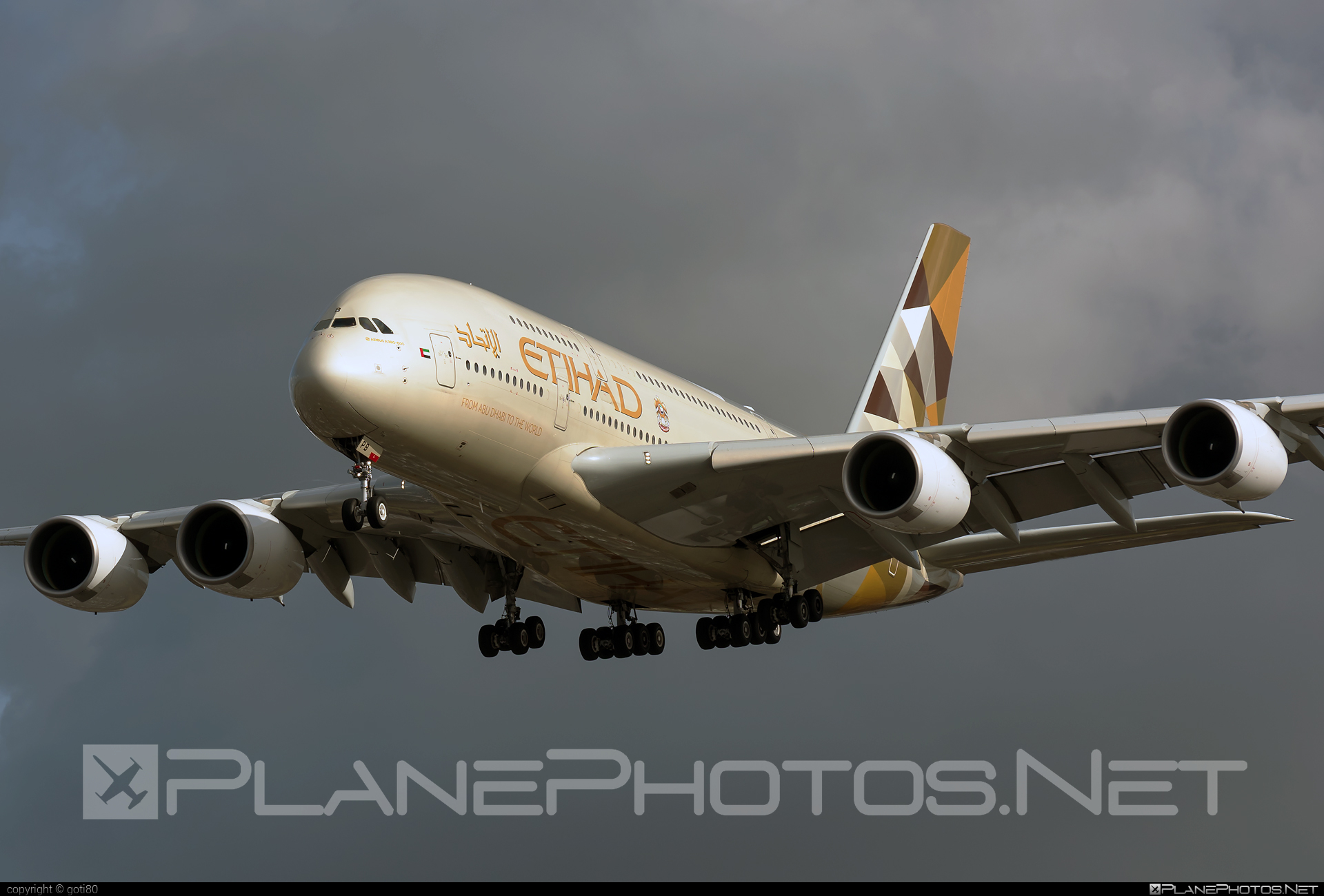 Airbus A380-861 - A6-APB operated by Etihad Airways #a380 #a380family #airbus #airbus380 #etihad #etihadairways