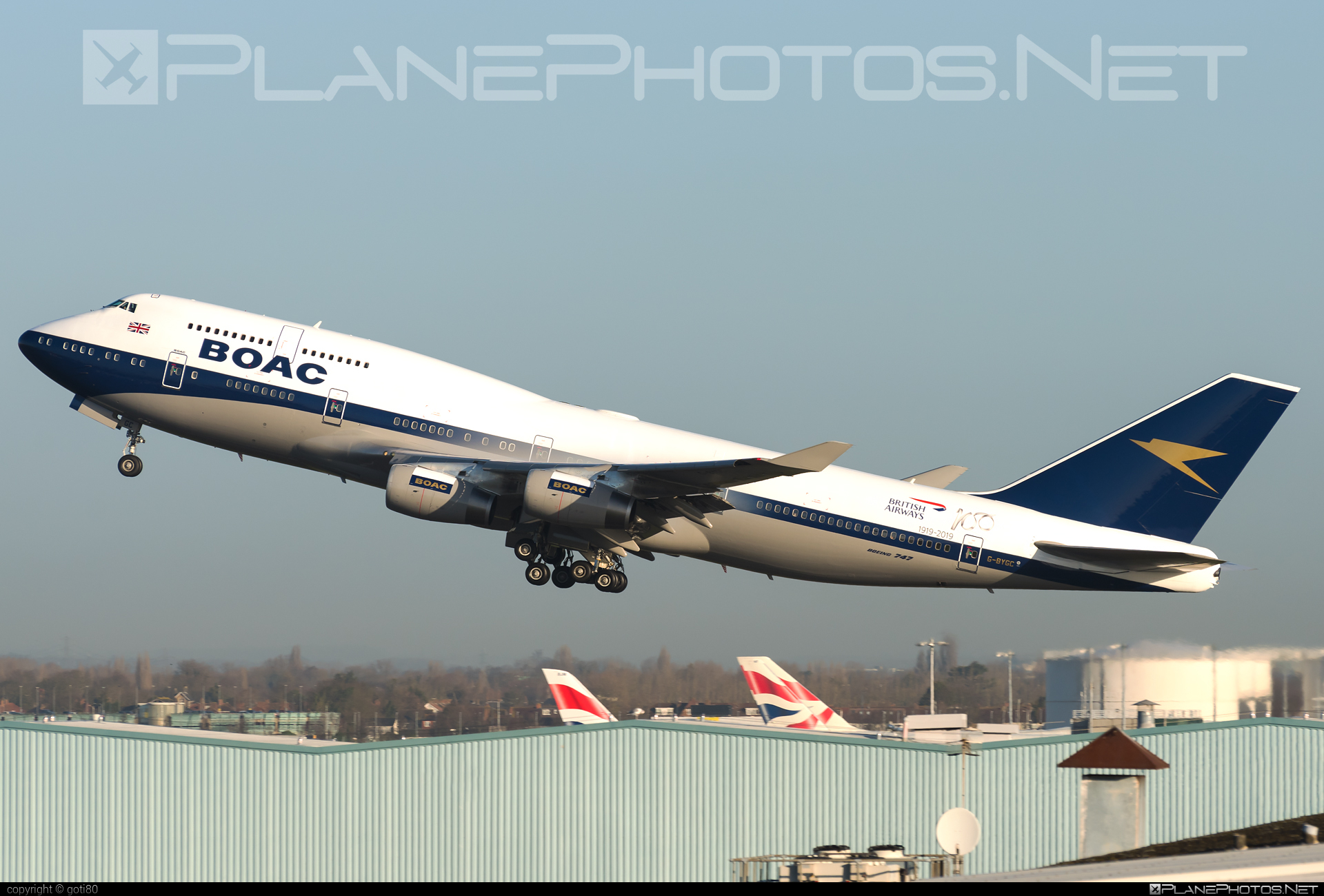 G-BYGC - Boeing 747-400 operated by British Airways taken by