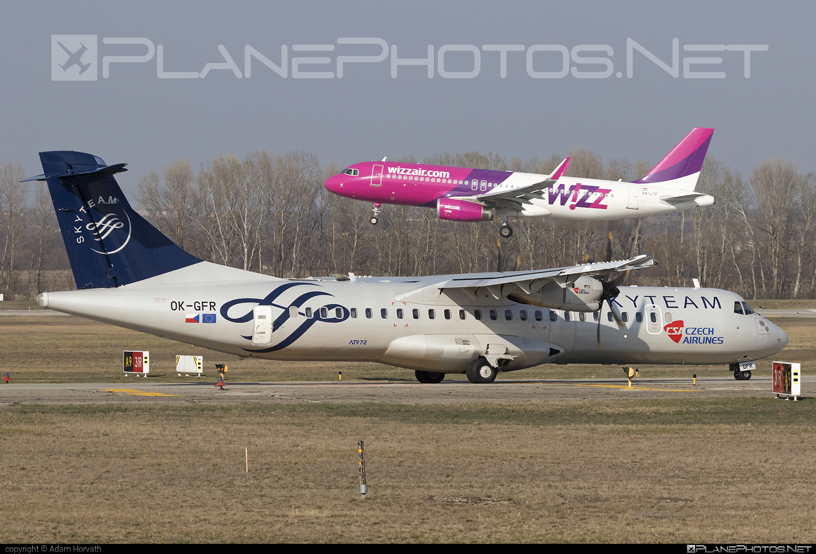 ATR 72-212A - OK-GFR operated by CSA Czech Airlines #atr #atr72 #atr72212a #atr72500 #csa #czechairlines #skyteam