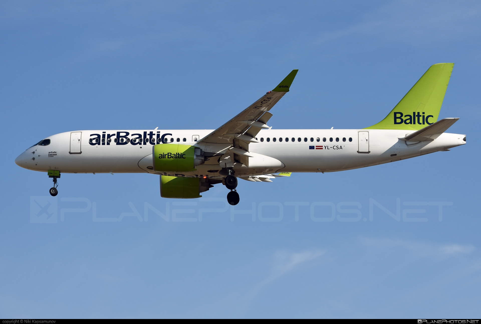 Bombardier BD-500-1A11 C Series CS300 - YL-CSA operated by Air Baltic #airbaltic #bombardier #cs300 #cseries #cseries300