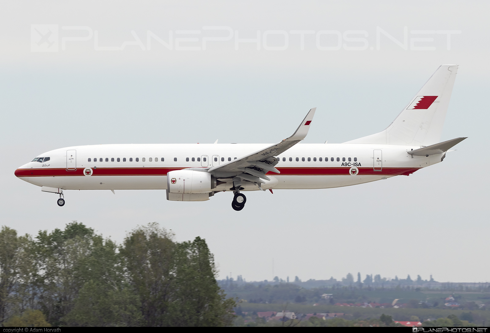 A9C-ISA - Boeing 737-800 operated by Bahrain - Royal Flight taken