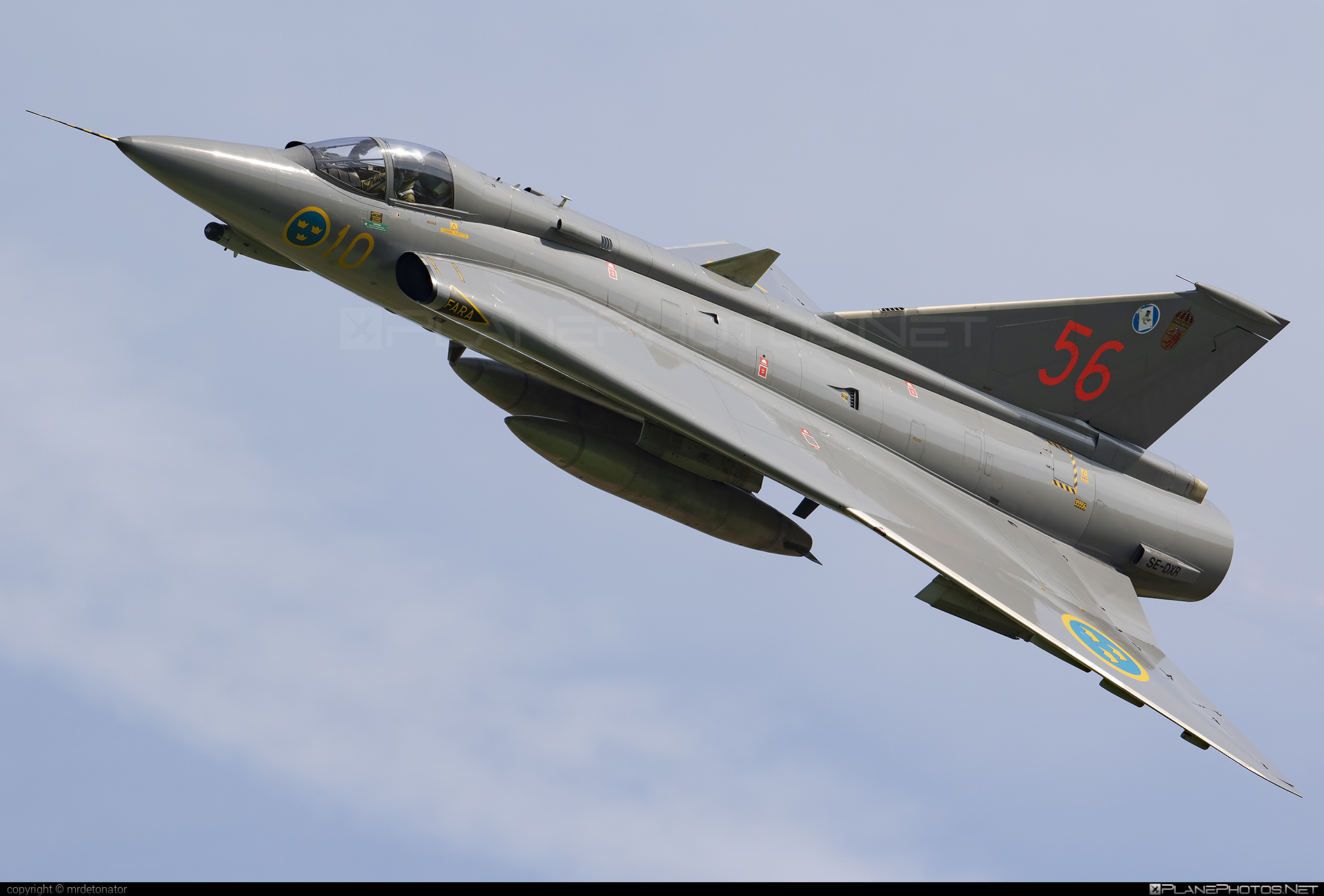 Saab J 35J Draken - SE-DXR operated by Swedish Air Force Historic Flight #draken #j35jdraken #natodays #natodays2018 #saab #saab35 #saabdraken #saabj35draken #saabj35j #saabj35jdraken