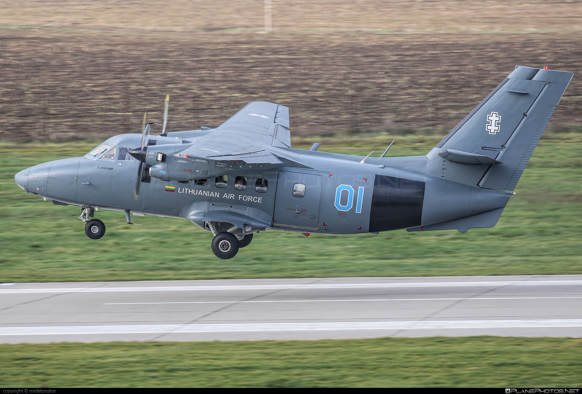 Let L-410UVP Turbolet - 01 operated by Lietuvos karinės oro pajėgos (Lithuanian Air Force) #L410 #L410Turbolet #L410uvp #L410uvpTurbolet #let #turbolet