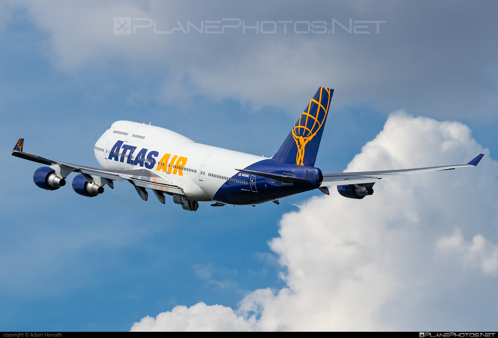 N465MC - Boeing 747-400 operated by Atlas Air taken by Adam