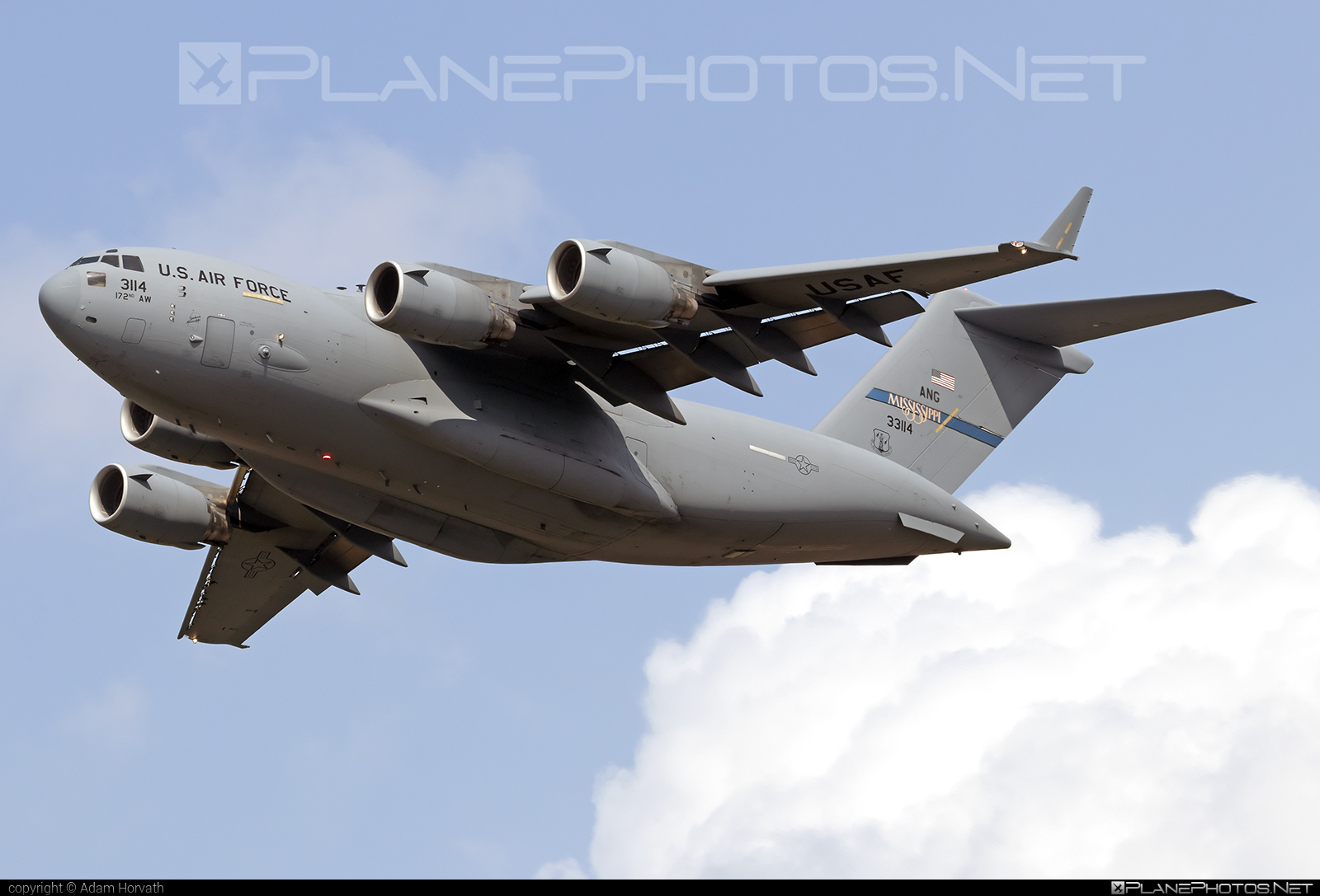 Boeing C-17A Globemaster III - 03-3114 operated by US Air Force (USAF) #boeing #c17 #c17globemaster #globemaster #globemasteriii #usaf #usairforce