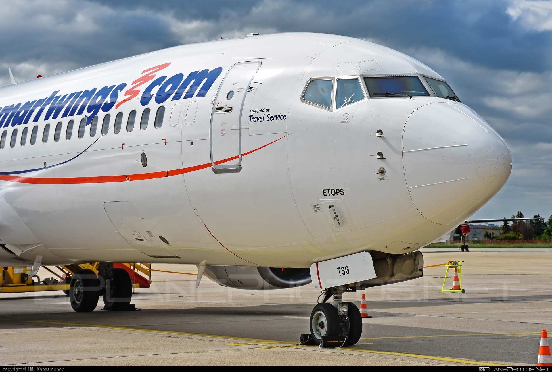 Boeing 737-800 - OM-TSG operated by Smart Wings #b737 #b737nextgen #b737ng #boeing #boeing737 #smartwings