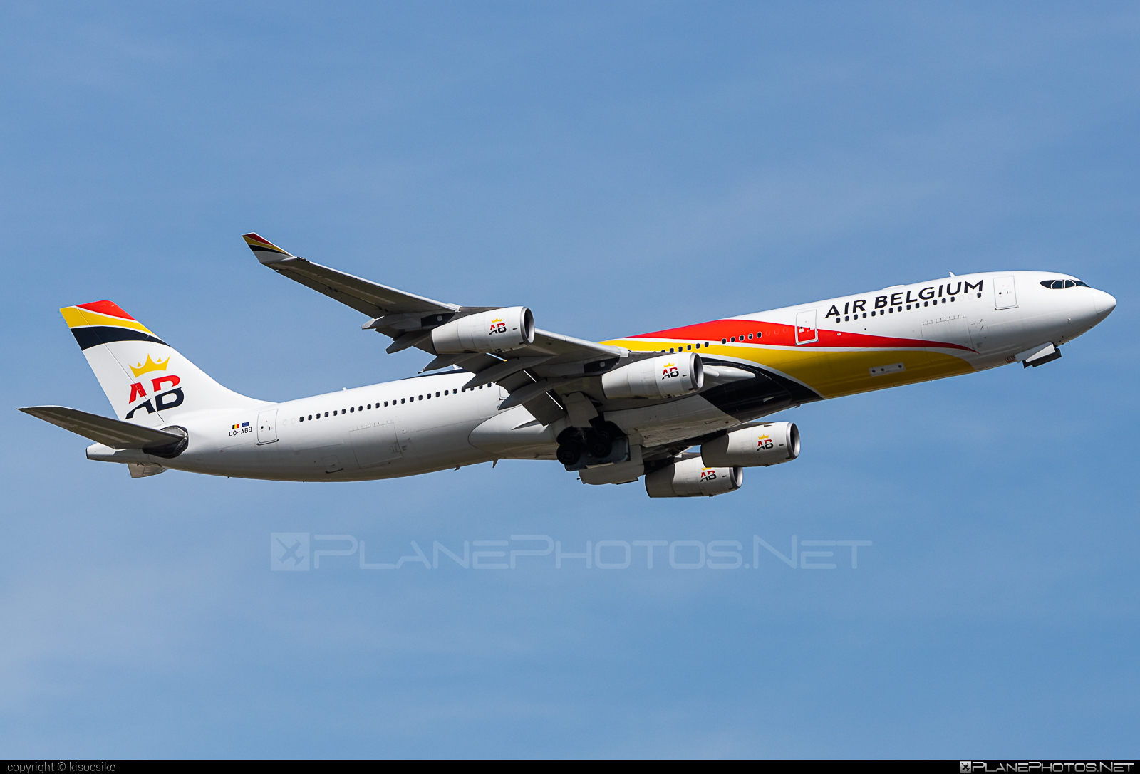 Airbus A340-313 - OO-ABB operated by Air Belgium #a340 #a340family #airbelgium #airbus #airbus340