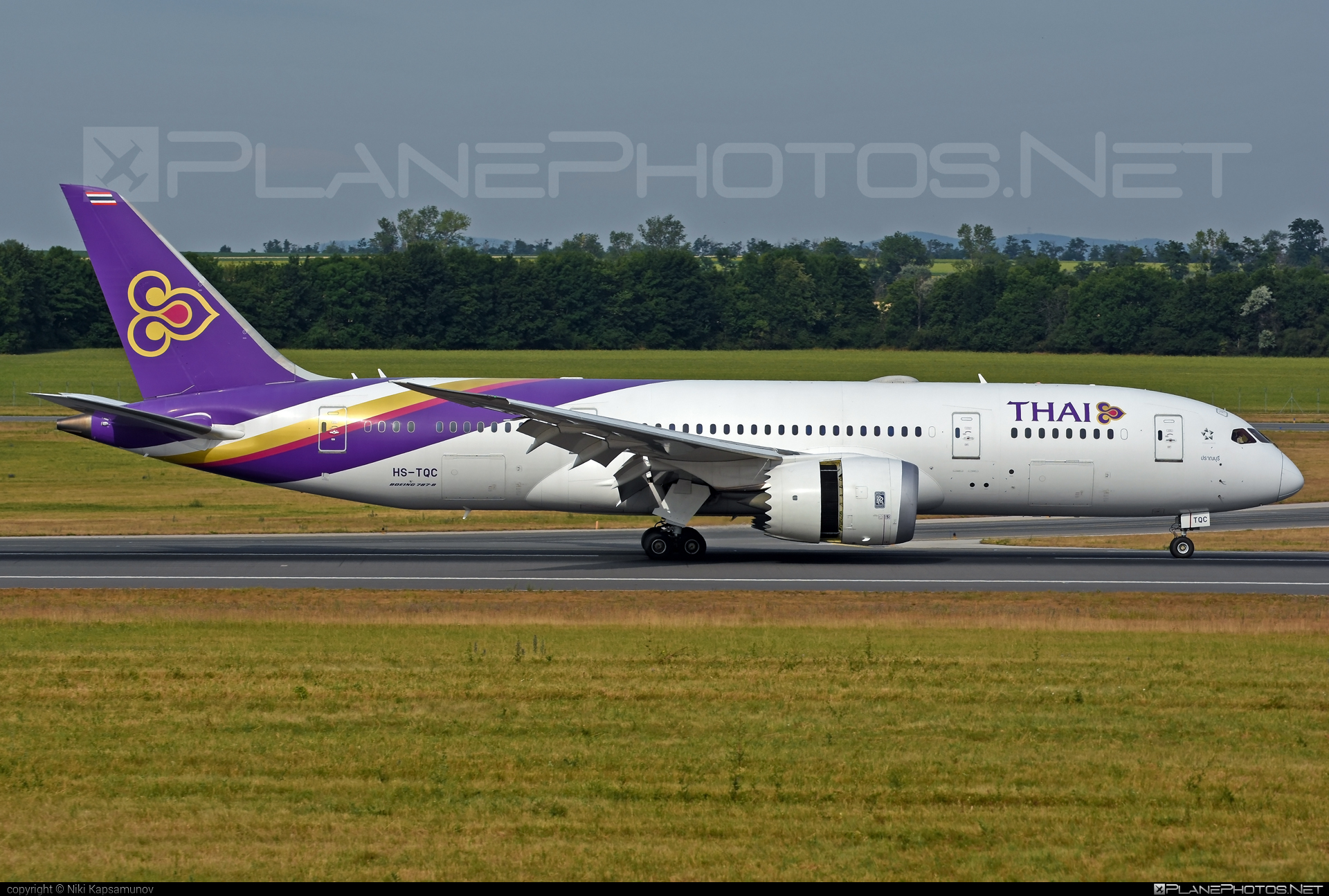 Boeing 787-8 Dreamliner - HS-TQC operated by Thai Airways #b787 #boeing #boeing787 #dreamliner #thaiairways