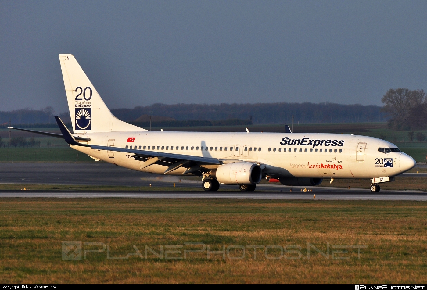 Boeing 737-800 - TC-SNI operated by SunExpress #b737 #b737nextgen #b737ng #boeing #boeing737 #sunexpress