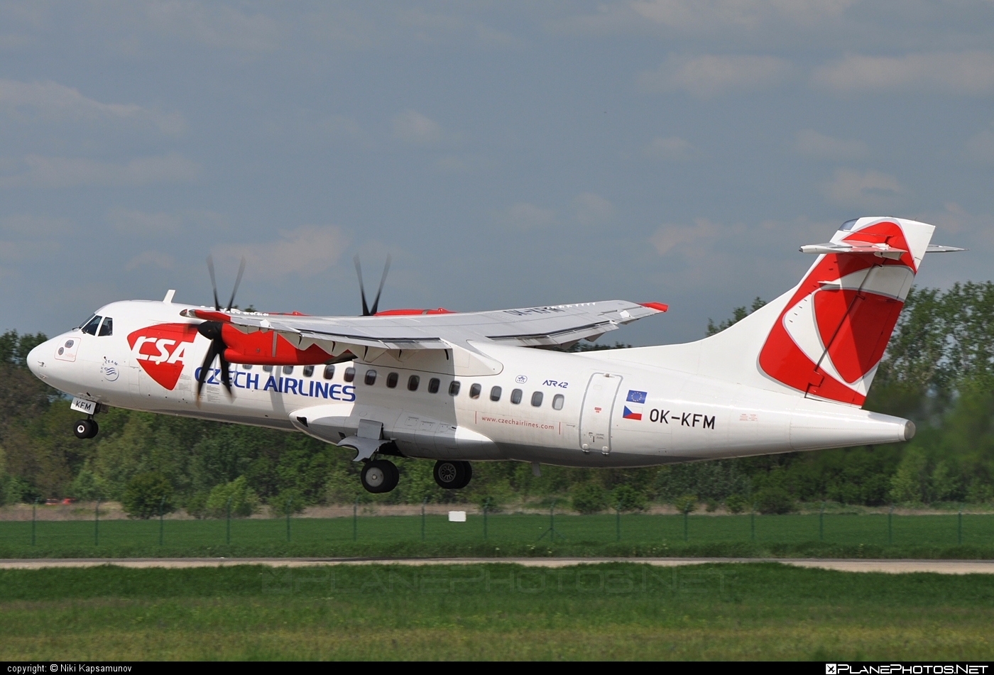 ATR 42-500 - OK-KFM operated by CSA Czech Airlines #atr #atr42 #atr42500 #csa #czechairlines