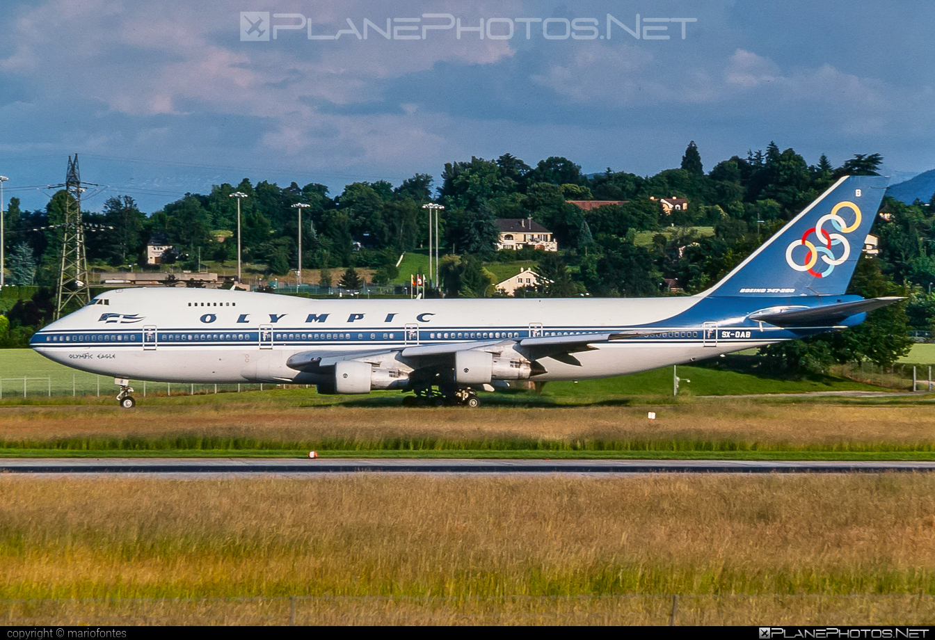 Boeing 747-200B - SX-OAB operated by Olympic Airways #b747 #b747b #boeing #boeing747 #jumbo