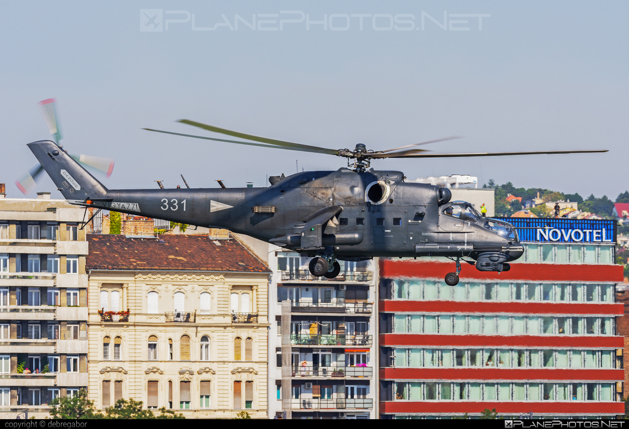 Mil Mi-24P - 331 operated by Magyar Légierő (Hungarian Air Force) #hungarianairforce #magyarlegiero #mi24 #mi24p #mil #mil24 #mil24p #milhelicopters