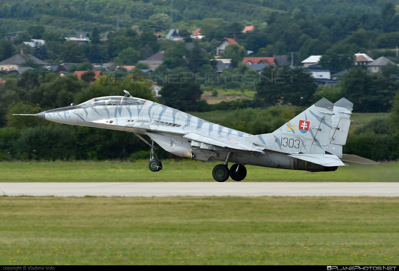 Mikoyan-Gurevich MiG-29UBS - 1303 operated by Vzdušné sily OS SR (Slovak Air Force) #mig #mig29 #mig29ubs #mikoyangurevich #siaf2019 #slovakairforce #vzdusnesilyossr