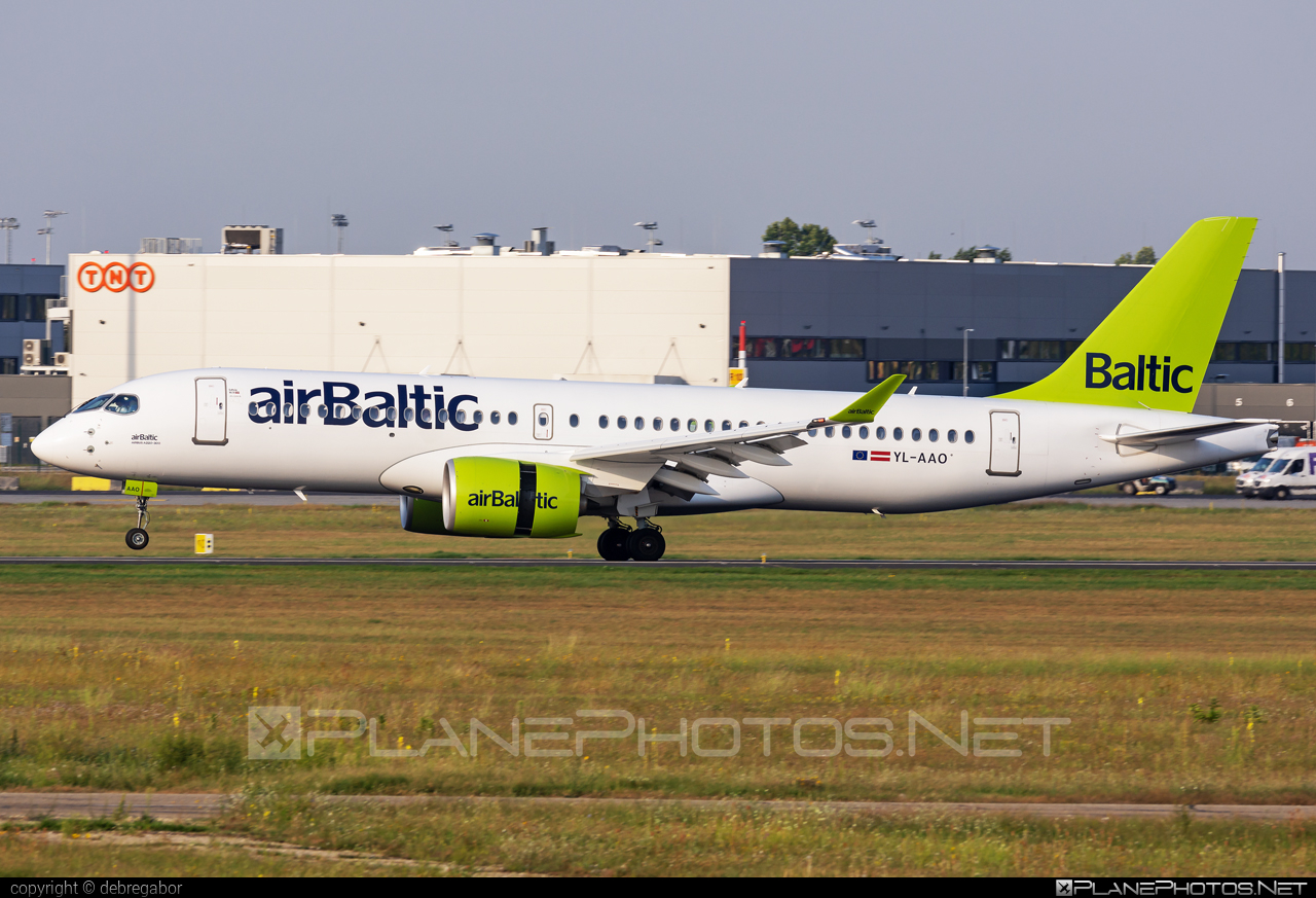 Airbus A220-300 - YL-AAO operated by Air Baltic #a220300 #a220family #airbaltic #airbus #cs300 #cseries #cseries300